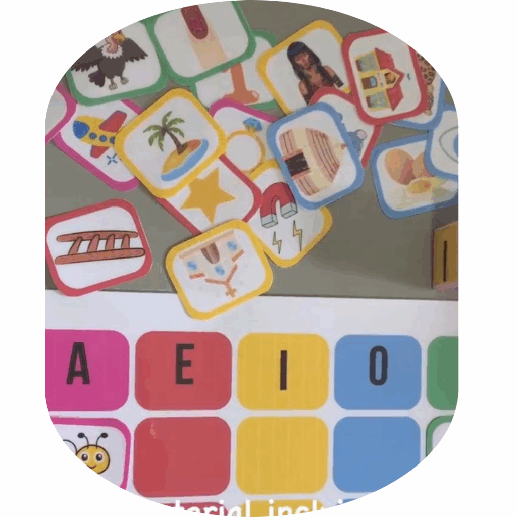 Jogo de tabuleiro - vogais